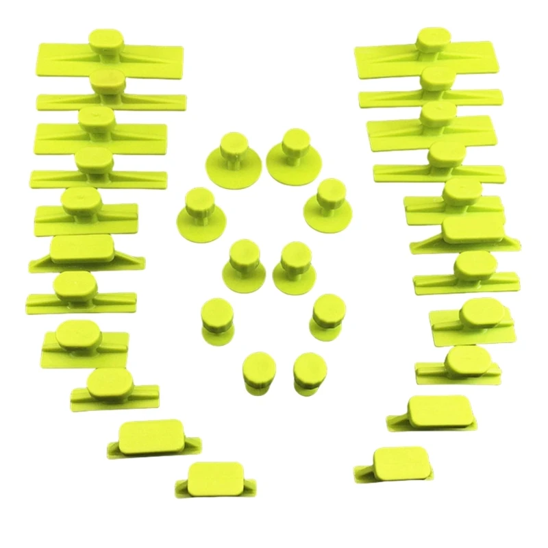 

16/32 шт., клей, язычки для удаления вмятин на кузове автомобиля, язычки, инструмент для ремонта вмятин, клей, съемники, язычки