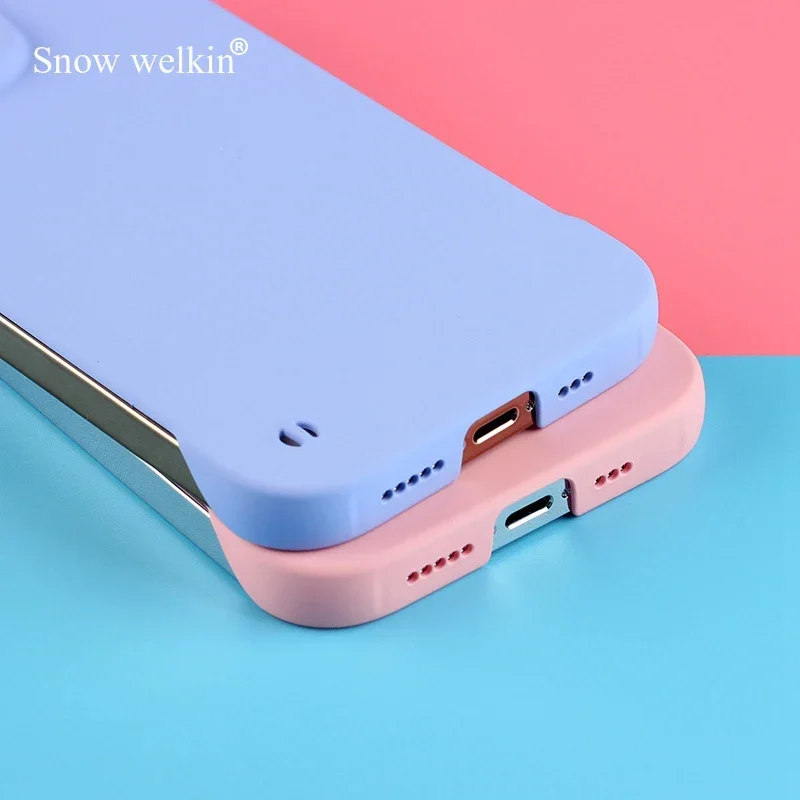 Фото Для iPhone 15 16 14 Plus XS XR X Жесткий пластиковый безрамный чехол из ПК для Apple iPhone 16 14 13 12 11 Pro Max mini Candy Matte Cover №5