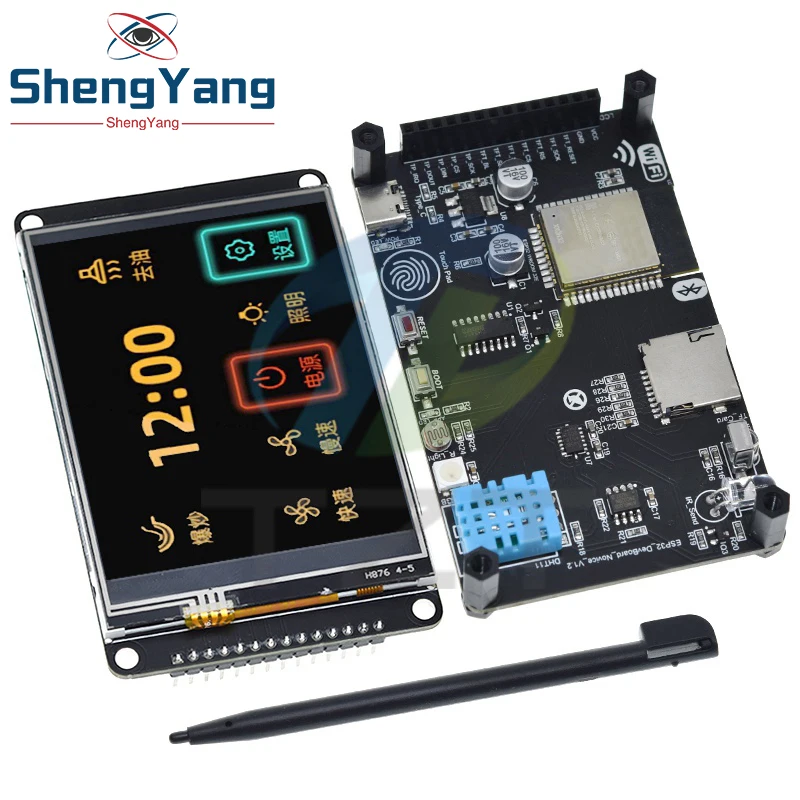 Макетная плата ESP32 CH340 3 2-дюймовый сенсорный ЖК-экран 240x320 встроенный Bluetooth Wi-Fi