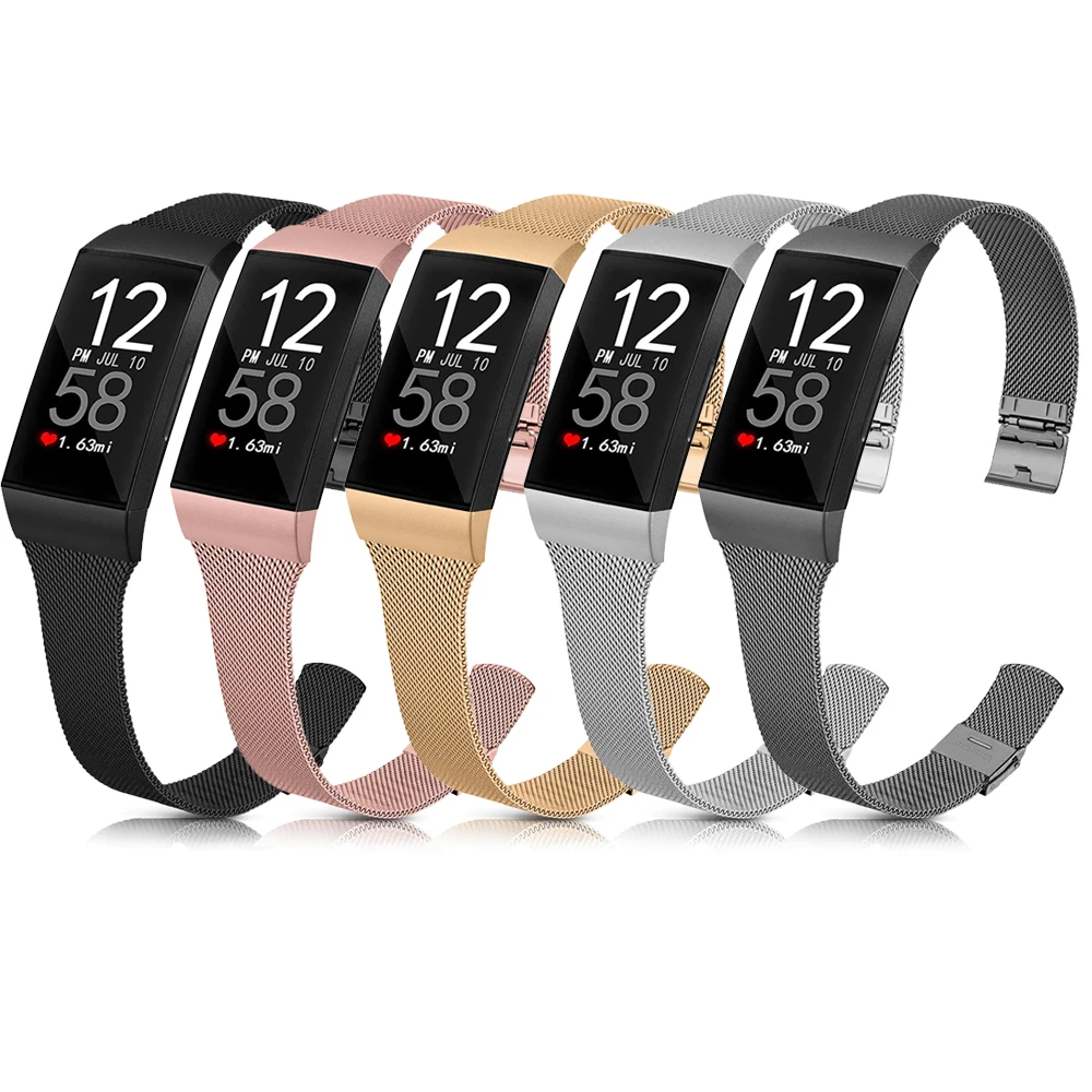 Metal Strap For Fitbit Charge 3 4 3 SE Band Bracelet Wacthband Wristband For Fitbit Charge 3 4 3 SE Strap Smart Watch Accessory