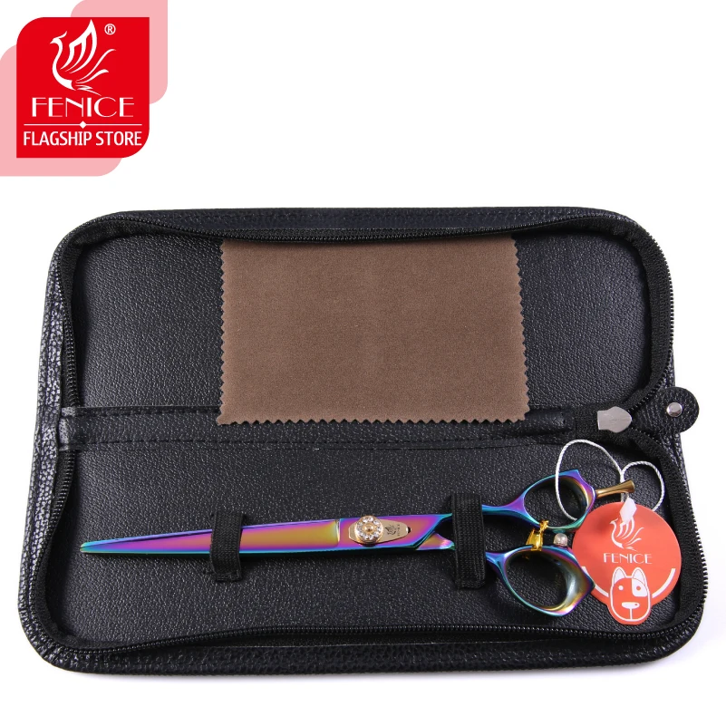 Профессиональные ножницы для груминга собак Fenice 440c 7/7 5/8/9 дюйма