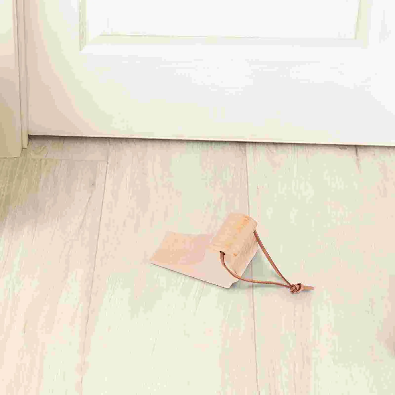 

Security Non-Skid Floor Decorative Doorstop Rustic Wooden Bird Door Stop