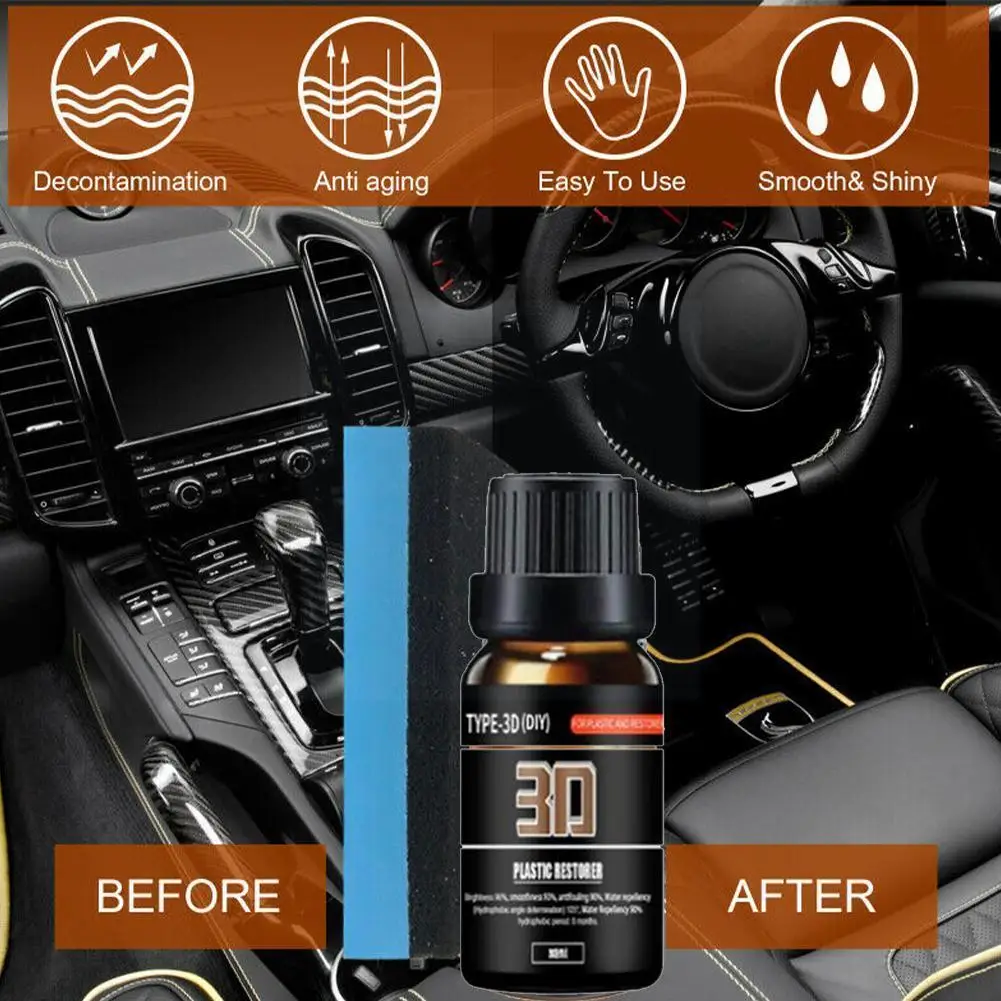 

Car Cleaning Agent Plastic Parts Coating Agent 3d Crystal Paste Sponge With Plating Coating Maintenance Refurbish Agent Cle H4d8