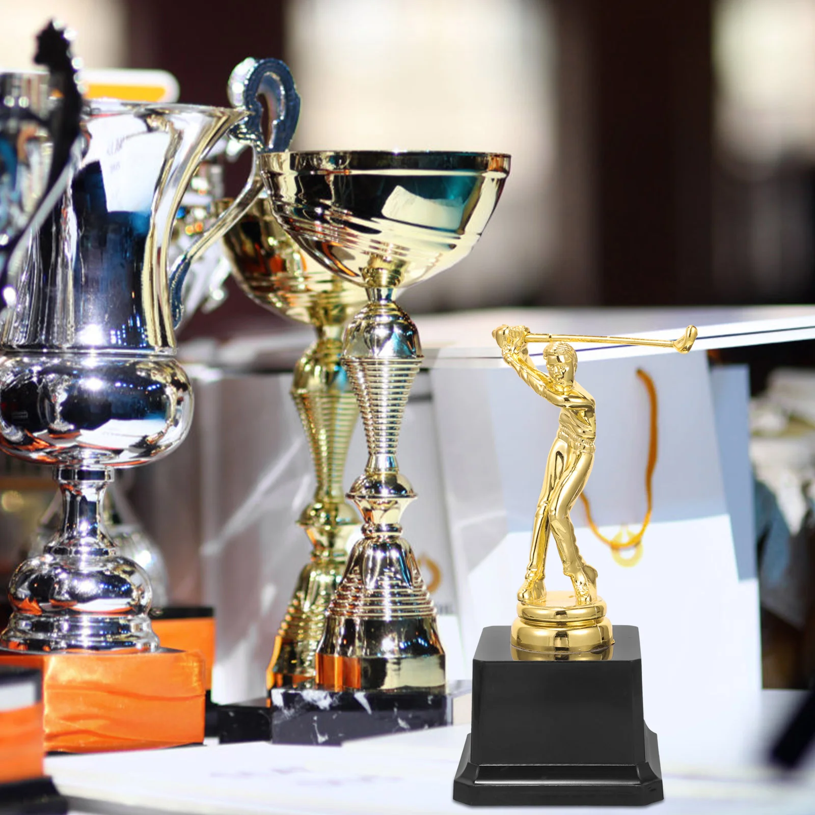 

Exquisite Trophy Cup Creative Trophy Model Children Trophy Decor Award Competition Trophy