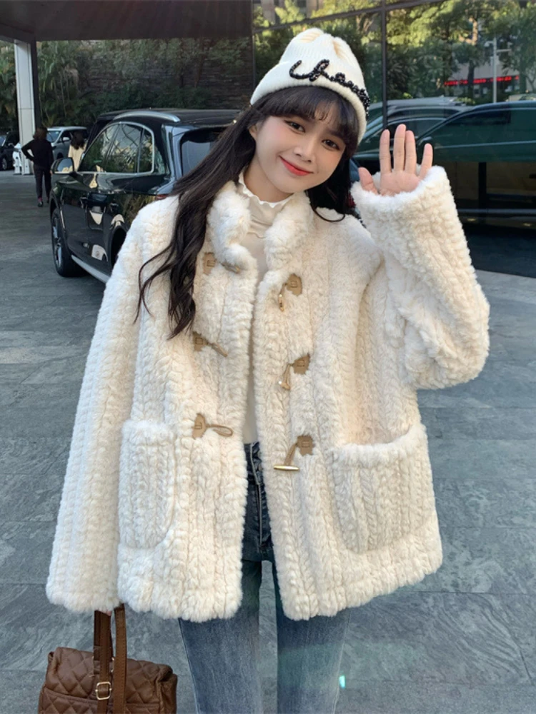 

Korean Fashion New Style In Autumn Winter Parkas Women Clothing Winter Long Sleeve Coats Women Leisure Women Luxury Clothes