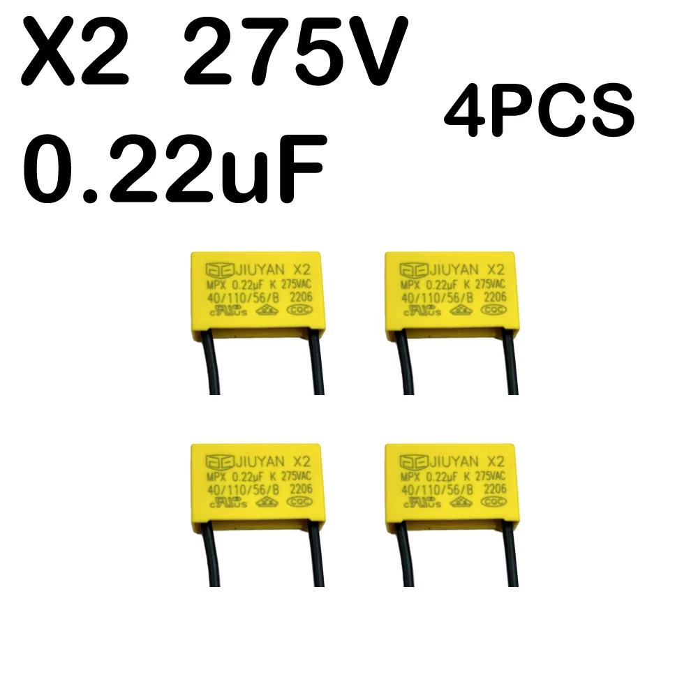 Конденсатор 0 22 мкФ 275 В защитные конденсаторы полипропиленовая пленка