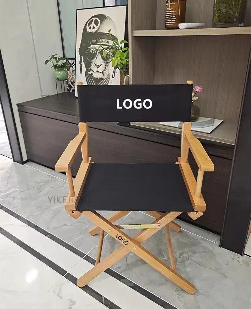 Outdoor Folding Portable Leisure Camping Canvas Chair Butterfly Chair Beach Chair Bar Customization