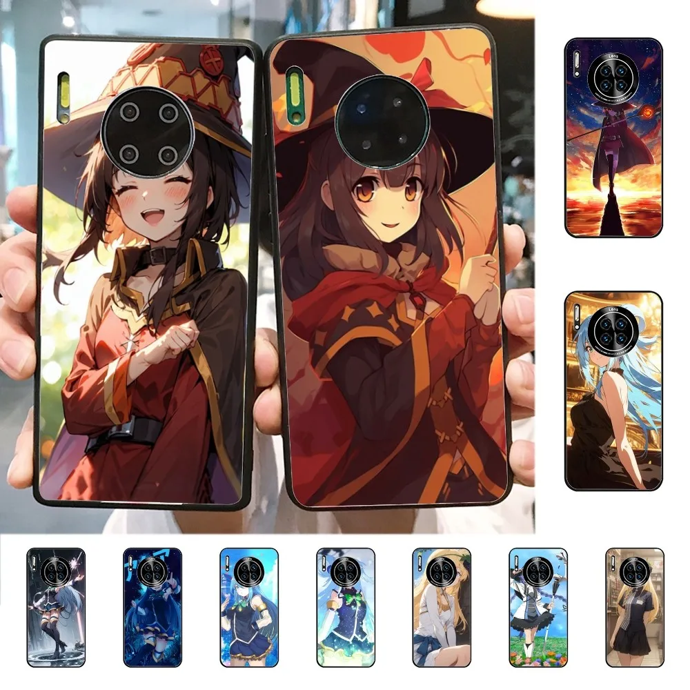 Hot K-KonoSuba Comics Phone Case For Huawei Mate 10 20 30 40 50 Lite Pro Nova 3 3i 5 6 SE 7 7SE