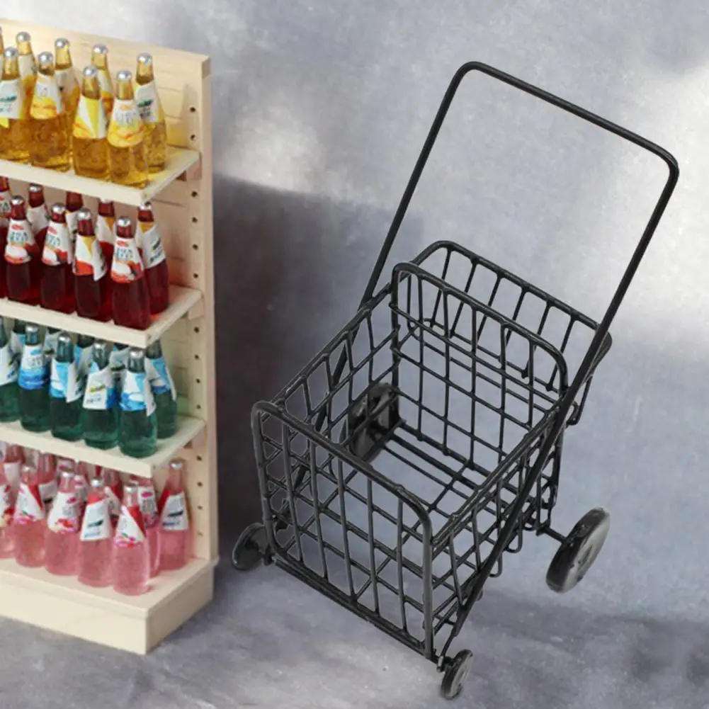 

Миниатюрная миниатюрная корзина для кукольного домика, масштаб 1/12