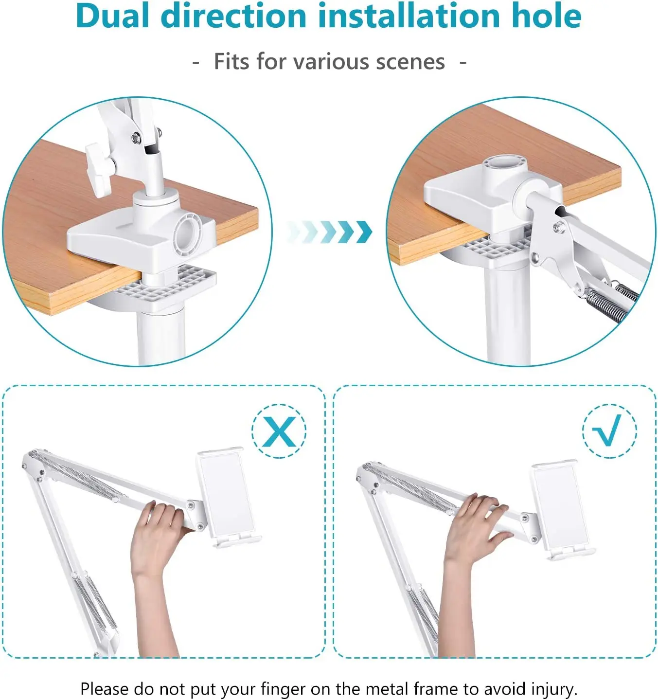 Держатель для планшета NEEWER подставка смартфона и регулируемый накладной