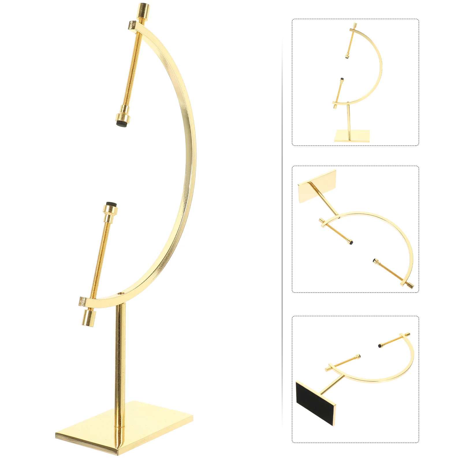 Полки для дисплея Подставка суппорта Хрустальный шар Держатель Стеклянная