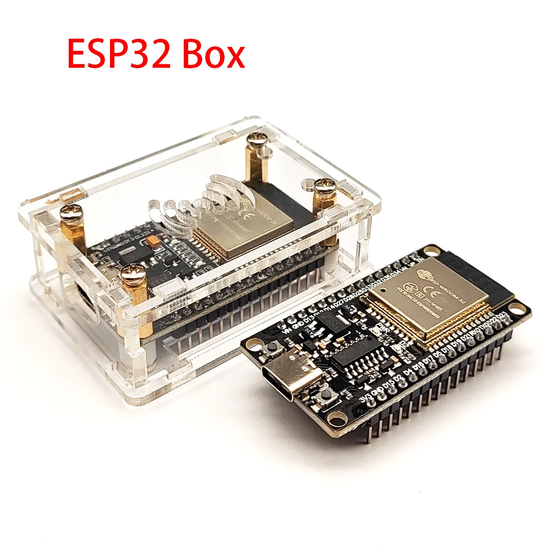 Фото ESP-32 Type-C/микро акриловая коробка ESP32, макетная плата на выбор, 30-контактный модуль, универсальный акриловый корпус №1