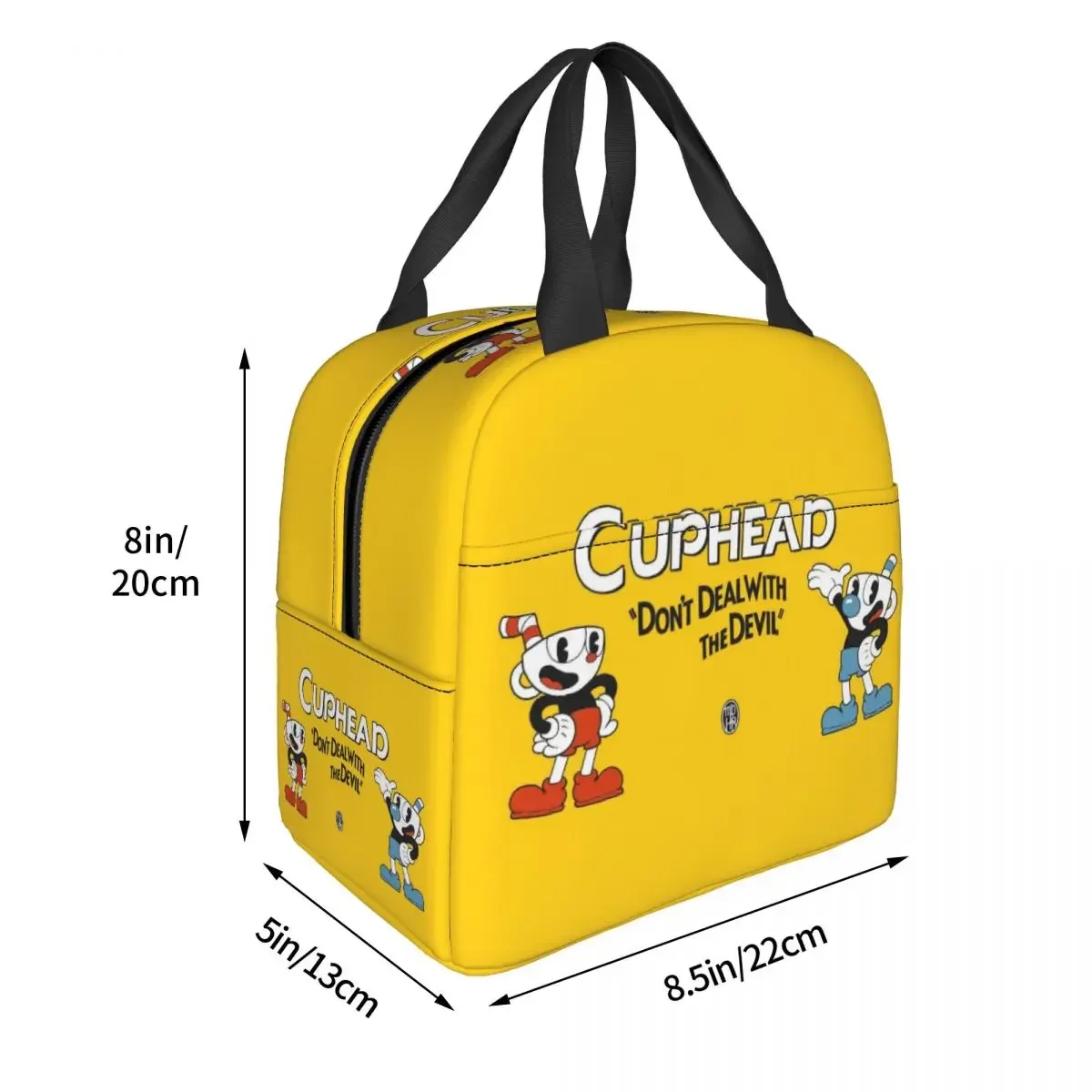 Термоизолированный Ланч-бокс Cuphead Mugman для женщин многофункциональный контейнер