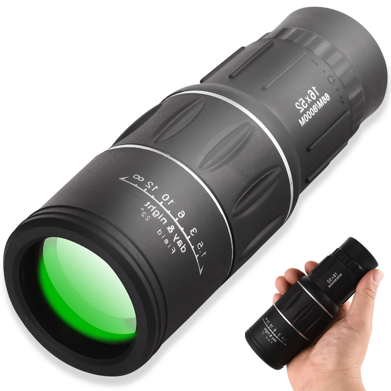 

Hot selling 16x52 monocular telescope high definition dual tone low-light night vision factory wholesale direct sales