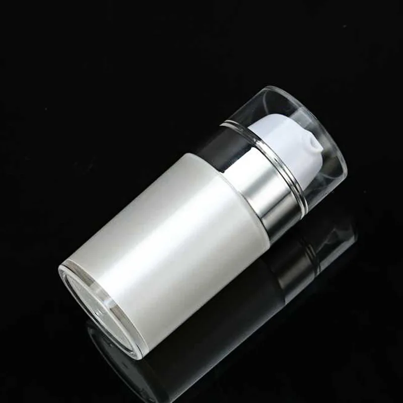 

30ml 50ml Pump Bottle Cosmetic Jar Acrylic Cream Refillable Cans Vacuum Bottle Press Cream Jar Vials Airless Cosmetic Container