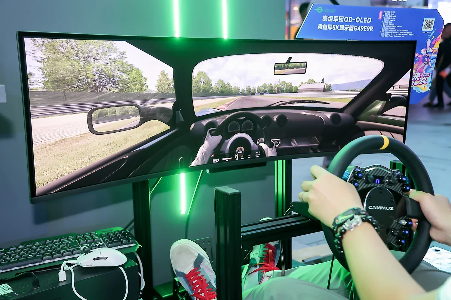 Педали для гоночного симулятора вождения CAMMUS игровые педали руля алюминиевые