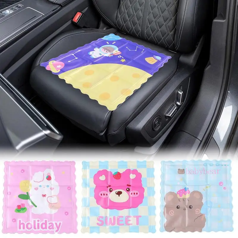 

Ice Seat Cushion Cool Cushion For Wheelchair Cartoon Folding Heat Dissipating Gel Cushion For Wheelchair And Car Seats