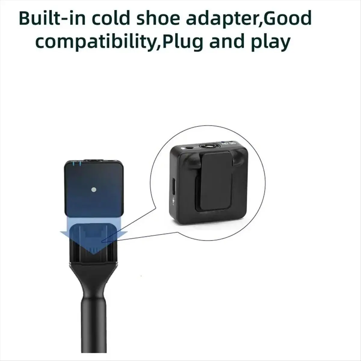 Фото Беспроводной микрофон-грип для Mic 2 //Node Go/Relaxart: адаптер для записи интервью - DTB3 №2