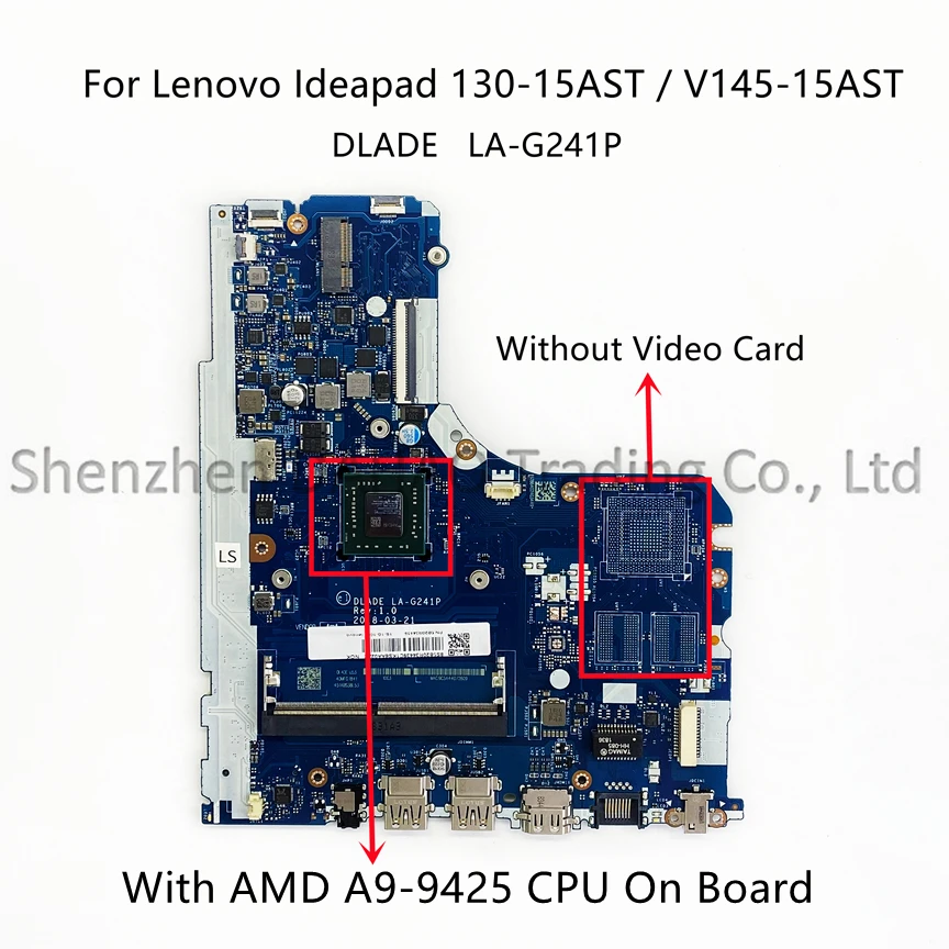 

Материнская плата для ноутбука Lenovo Ideapad 130-15AST
