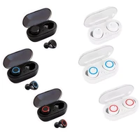 new tws wireless 5 0 earphone touch control charging 9d stereo headset with mic sport earphones waterproof earbuds led display