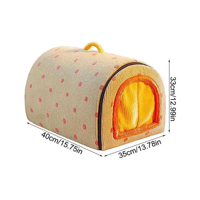 Кровать-домик для собак утолщенная закрытая кровать моющаяся кошачья домик