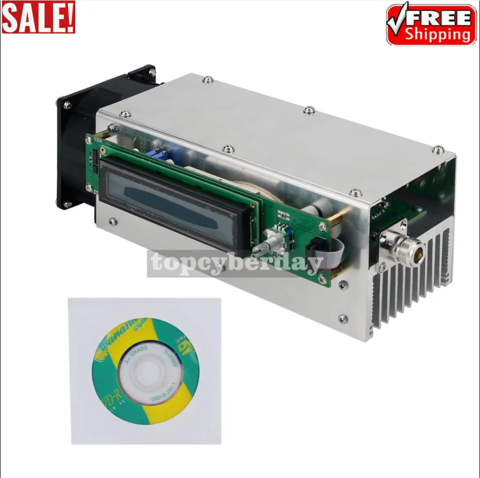 

200W 87.5-108MHz FM Stereo Transmitter RF Power Amp Radio Station Ham