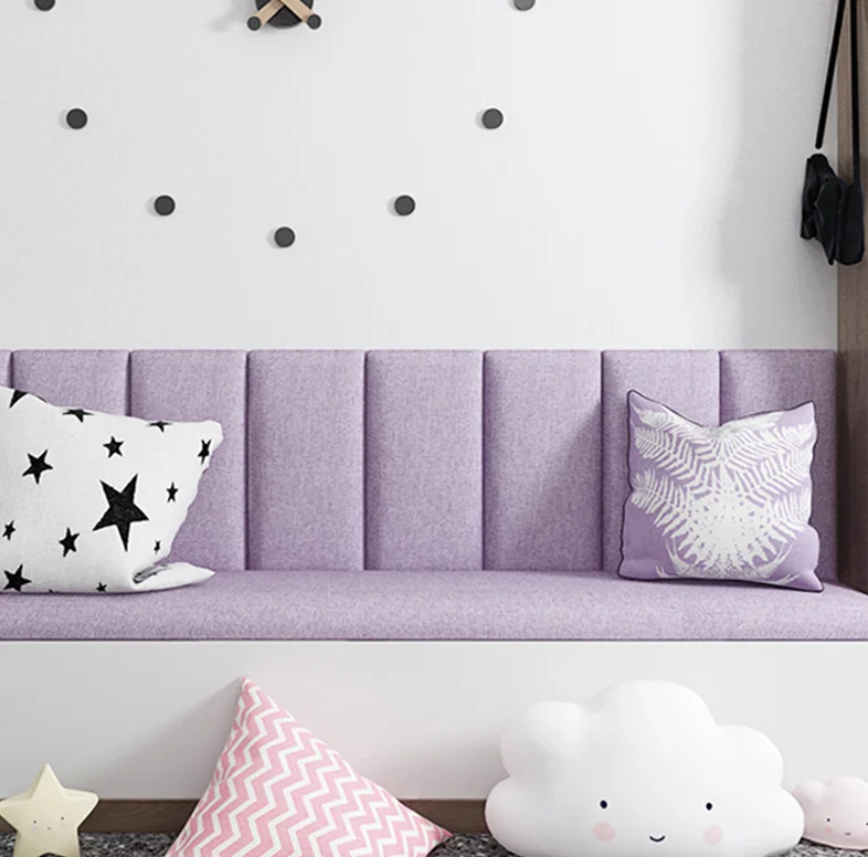 Прикроватная доска с изголовьем кровати MM13 украшена наклейками на стену