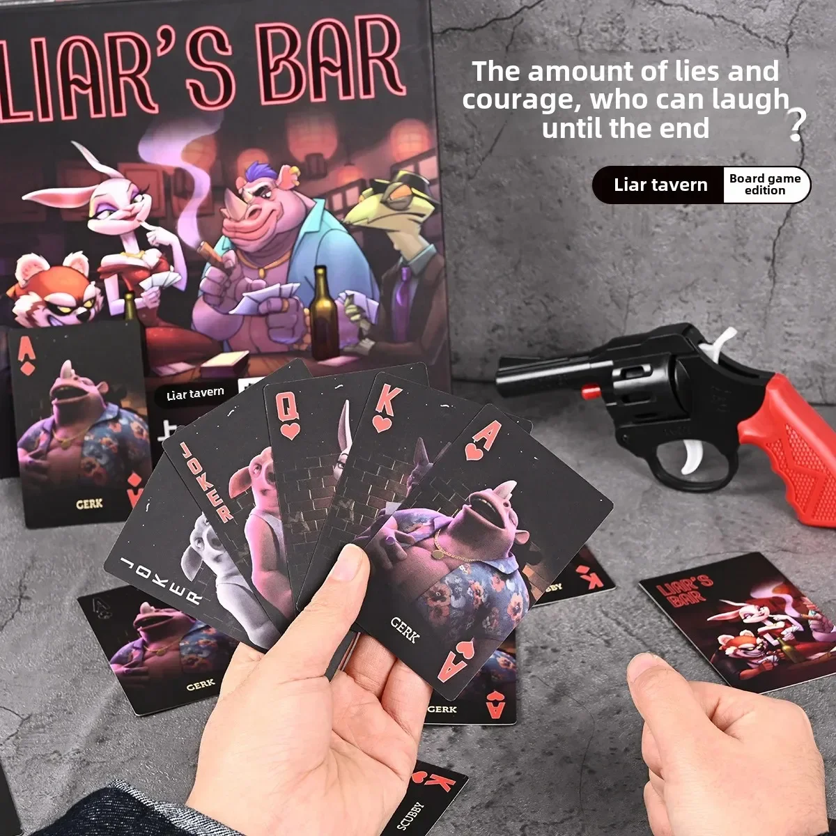 Фото Настольная игра Fraud Pub, настоящие физические карты, популярная игра в покерные карты для вечеринок, сбор развлечений из материкового Китая №3