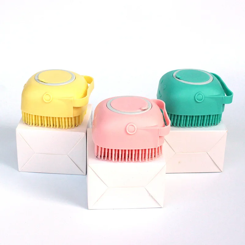 

Pet Accessories For Dogs Shampoo Massager Brush Bathroom Puppy Cat Massage Comb Grooming Shower Brush For Bathing Soft Brushes
