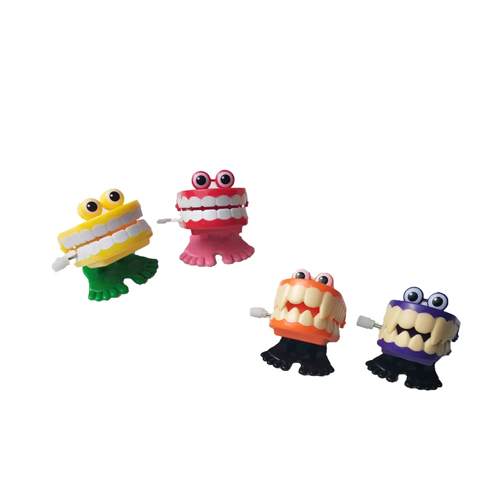 

Toywind Teeth Toys Walking Kids Chattering Clockwork Christmas Froghalloween Partyeyes Jumping Fake Gift Chomping