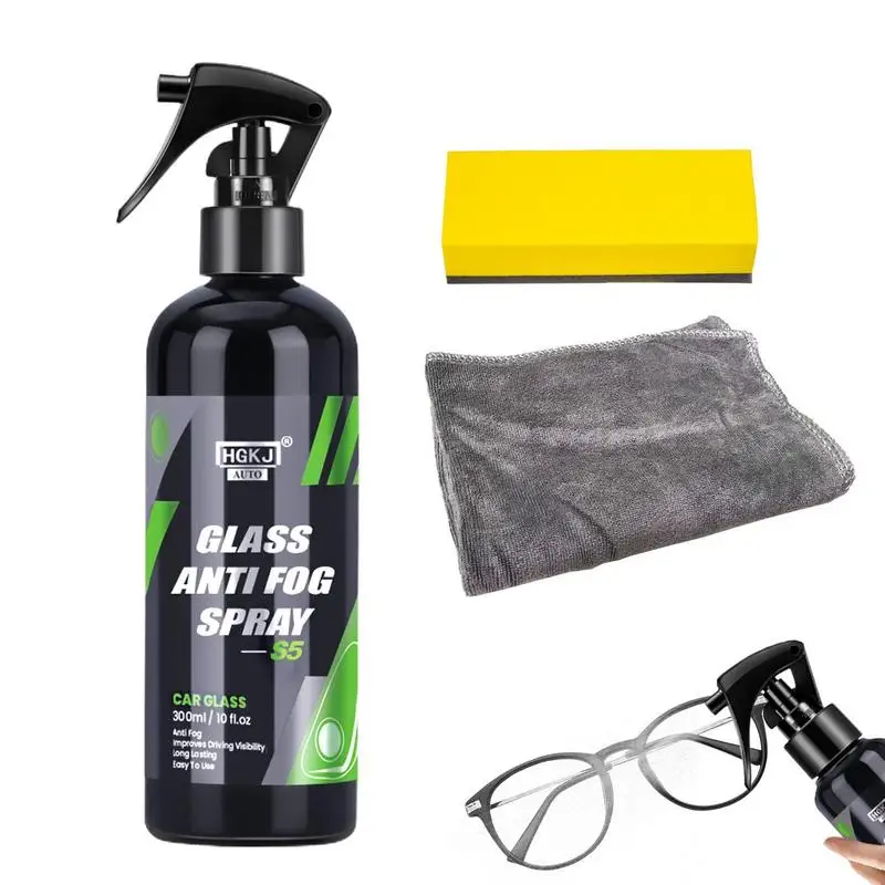 Antifog Glasses Cleaner Multifunctional Invisible Glass Cleaner Spray Glass Anti-Fog Car Defogger For Automotive Interior Glass