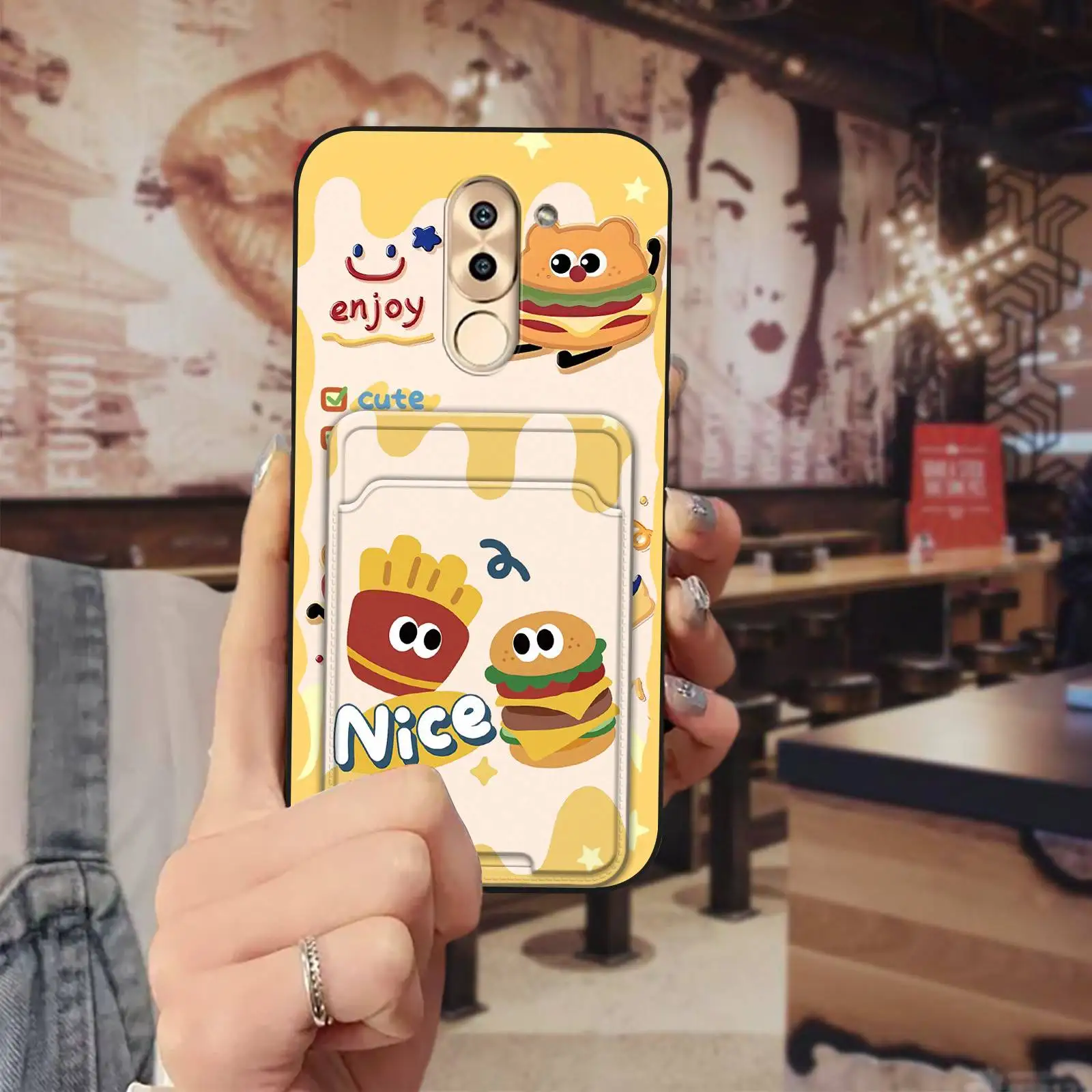 Мягкий чехол с защитой от пыли для телефона Huawei Honor 6X/GR5 2017/Mate 9 Lite милый модный