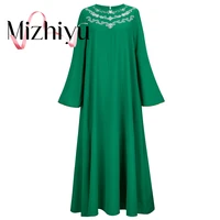 vestidos longo kaftan moroccan robe femme hiver satin abaya dubai turkish islamic arab muslim fashion long dress women robe