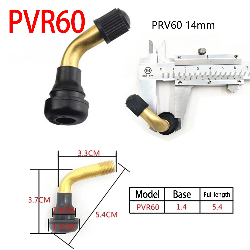 Pvr50 Pvr60 Pvr70 резиновые стержни клапанов для шин мотоциклов бескамерные дисковые ниппели для колес