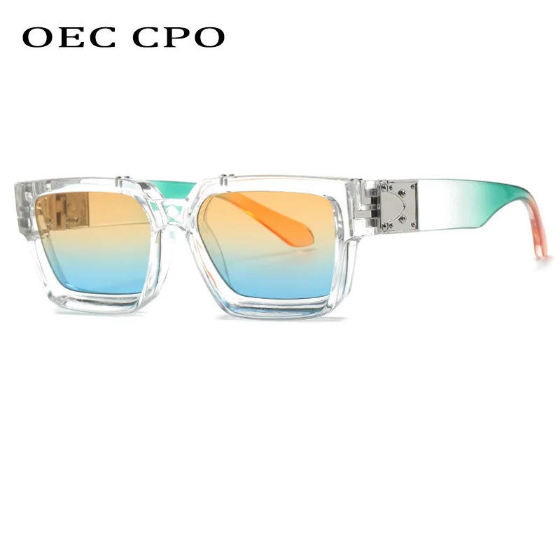 

Квадратные Солнцезащитные очки для мужчин и женщин, роскошные брендовые солнечные очки в стиле стимпанк, для вождения, UV400