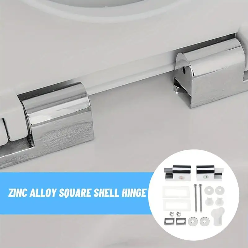 

Петли для сиденья унитаза, запасные части, усиленные петли для сиденья крышки унитаза, петли для крышки унитаза, простая установка, фитинги для сиденья унитаза