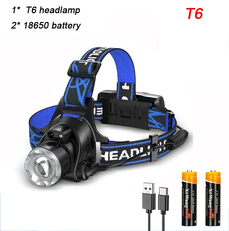 

Heinast налобный фонарь T6 1000LM