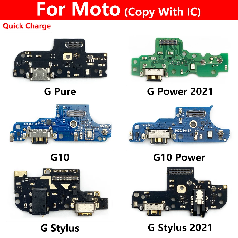 

USB-коннектор для зарядки док-станции, гибкий кабель для Motorola Moto G60 G100 G50 G31 G30 G20 G41 G10 Power G Power Stylus 2021 G Pure