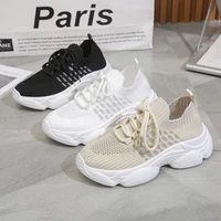 new casual shoes womens 2022 breathable mesh womens sneakers comfortable thick soled shoes woman vulcanize shoes women shoes