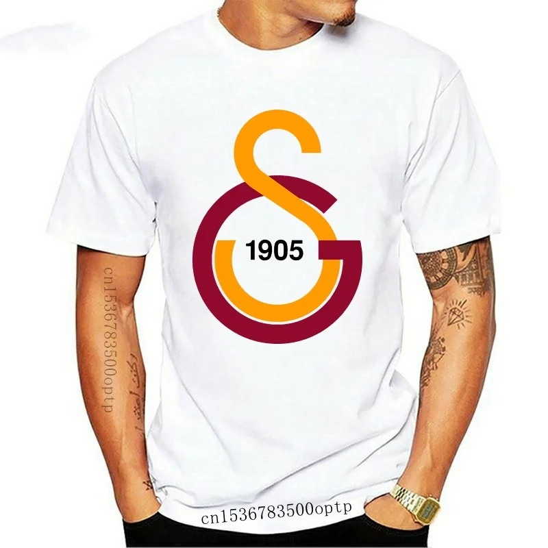 

New Men's Galatasaray Kulubu T Shirt Casual Men Clothing T Shirts Men Casual 100% Cotton Straight O-Neck Short Sleeve