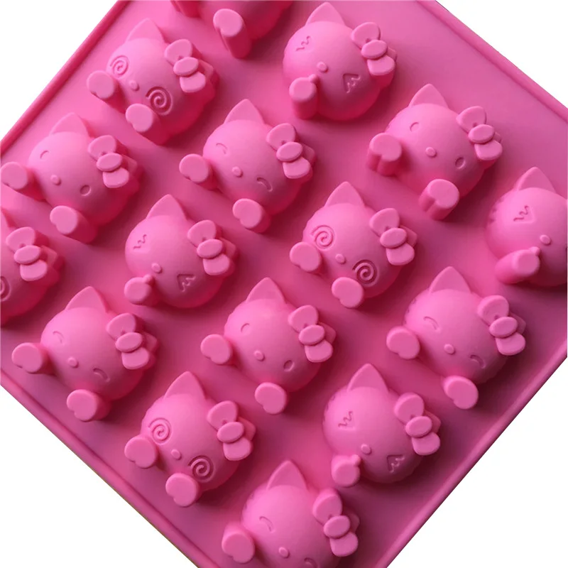 Формы для льда Hello Kitty лоток мороженого домашние милые лотки многоразовые