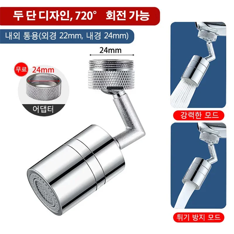 

2pcs Multi-function two-speed washbasin universal faucet anti-splash mouth bubbler extension mouthwash artifact washbasin