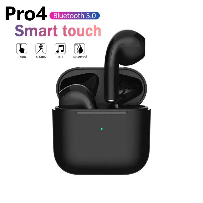 

TWS Pro 4 Wireless Earphones Bluetooth-compatible 5.0 Headphones Waterproof Earbuds Stereo Mic for Xiaomi iPhone Pro4 Headset