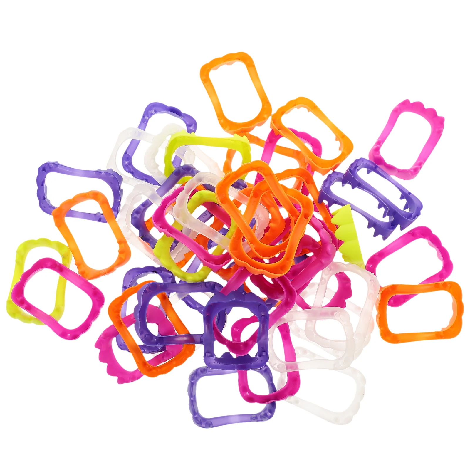 

50 шт., пластиковые зубные протезы для Хэллоуина