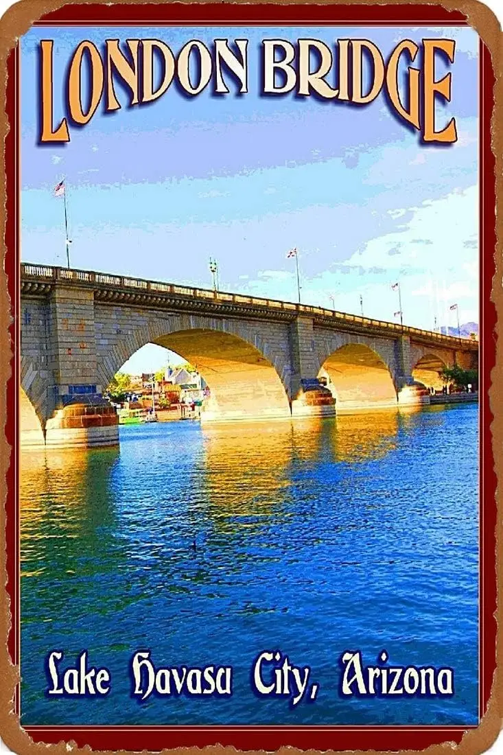 Металлическая жестяная вывеска TYmall Lake Havasu City Аризона Соединенные Штаты Америка