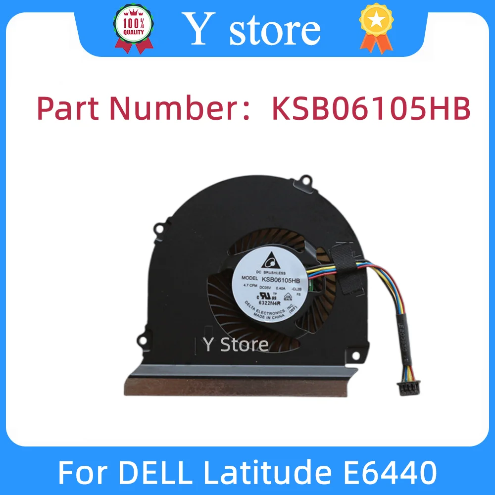 Новый оригинальный кулер для охлаждения процессора Y Store, вентилятор для DELL Latitude E6440 KSB06105HB CL2B CL2A MF60090V1-C550-S9A 0GXC1X, быстрая доставка