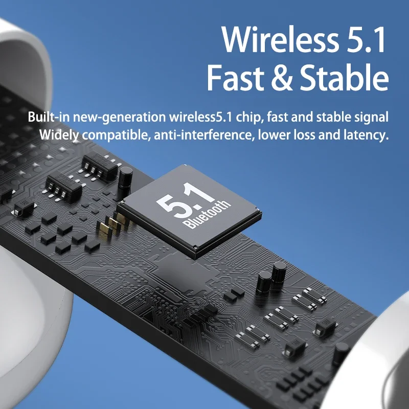 Фото Наушники REMAX HIFI Bluetooth 5.1, беспроводные спортивные стерео наушники-вкладыши с шумом, HD-вызовы, сенсорные музыкальные наушники №5