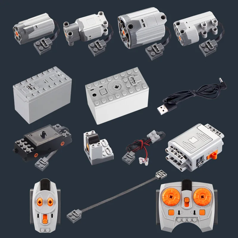 

Compatible with le high power pack MOC technology PF building blocks Domestic MXL motor Monster motor Lithium battery set