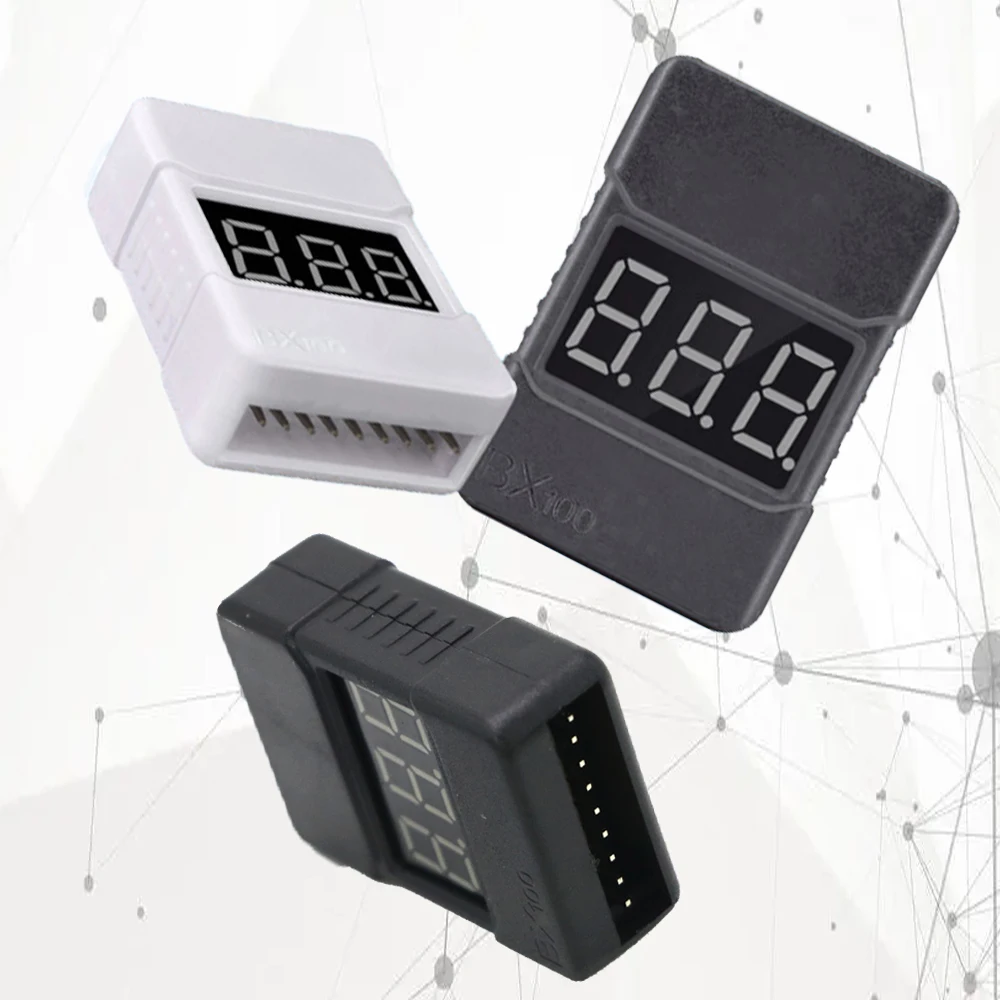 

1pcs 2 pcs BX100 1-8S Lipo Battery Voltage Tester/ Battery Voltage Checker/ Low Voltage Buzzer Alarm ,with Dual Speakers