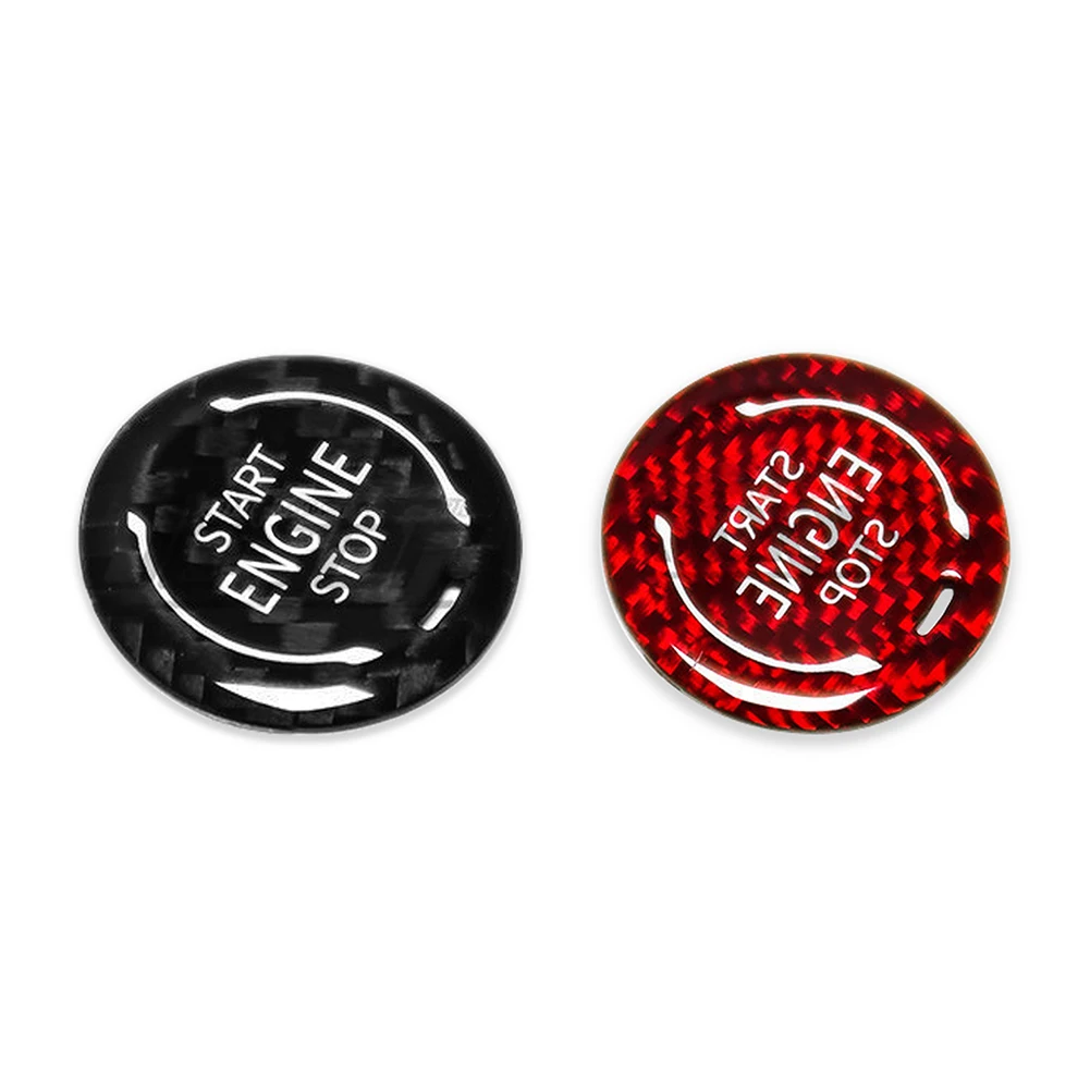 

Наклейка на кнопку зажигания для Chevrolet Corvette C8, из углеродного волокна